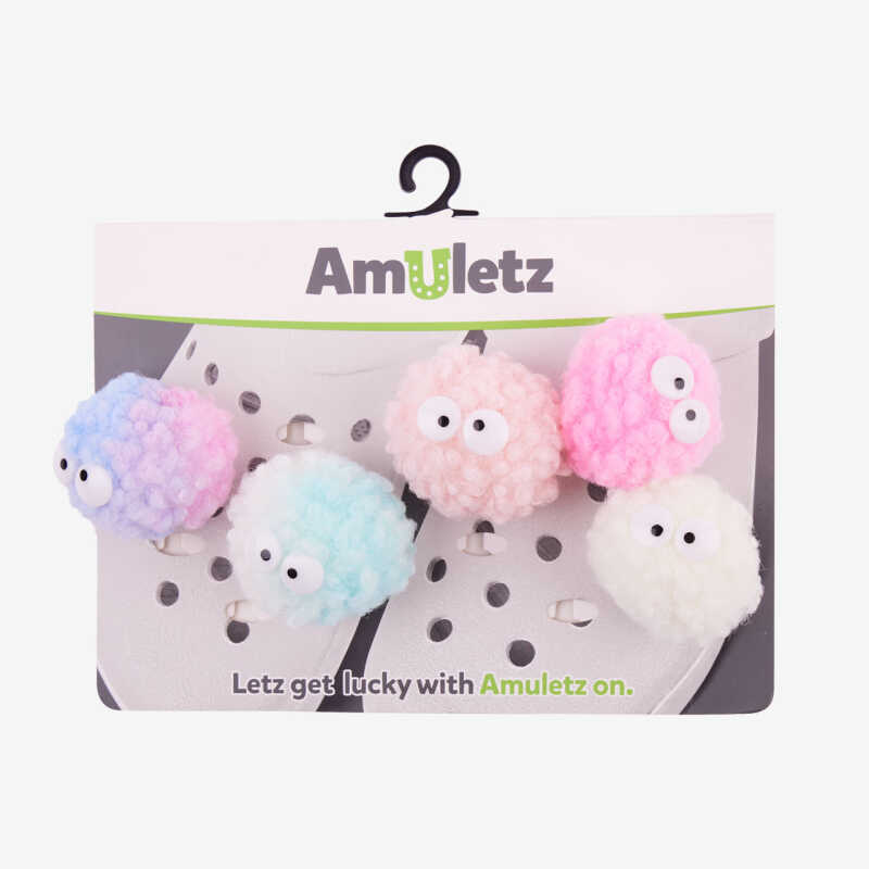 AMULETZ fluffies různé barvy - 5 ks